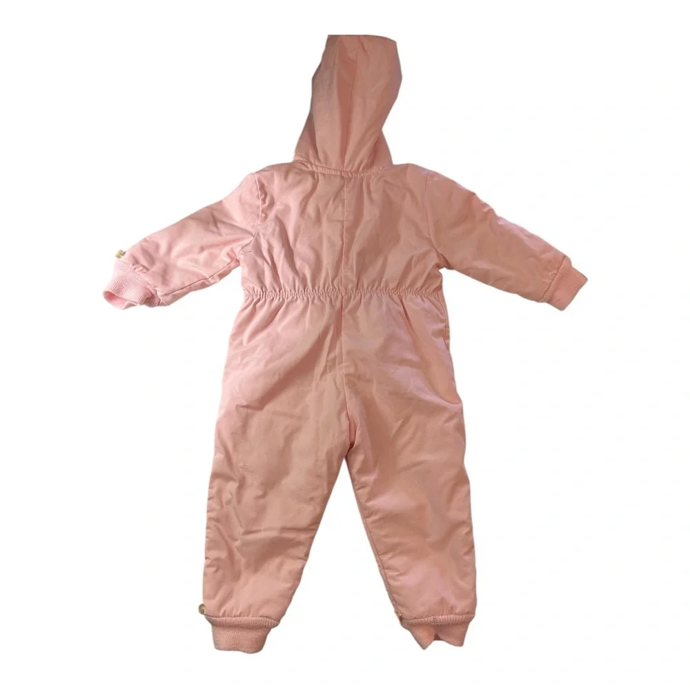 VINTAGE BEATRIX POTTER Quiltex Puddle‎ Duck Pink Snowsuit Infant Embroidered